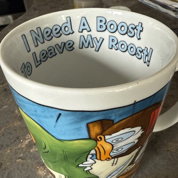 Disney Store Donald Duck Mug X-Large Jumbo Thailand Vintage Need Boost in Roost - Picture 2 of 10